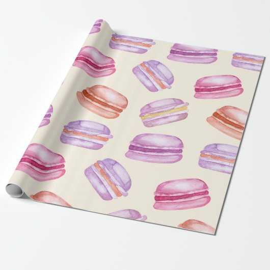 Sunshine Macarons Geschenkpapier (Ungerollt)