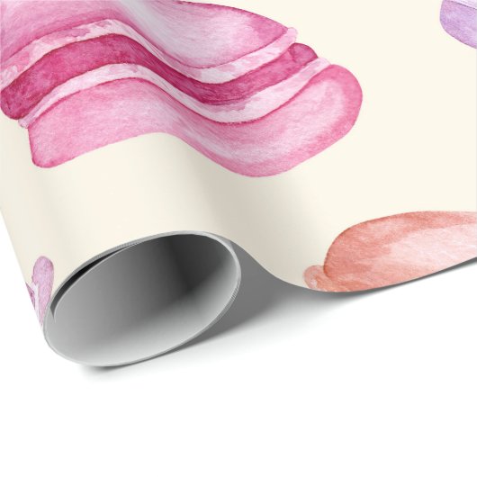 Sunshine Macarons Geschenkpapier (Rolleneckpunkt)