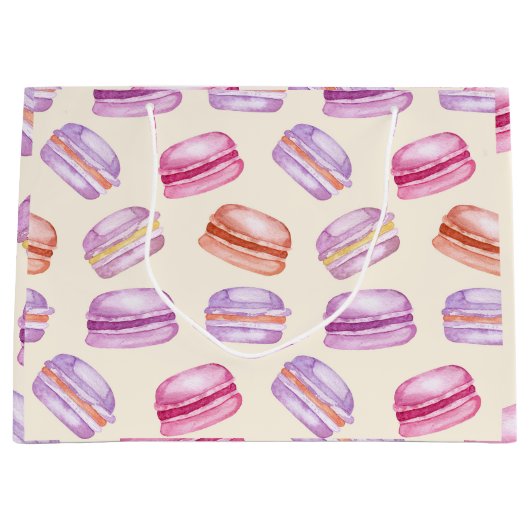 Sunshine Macarons Große Geschenktüte (Vorderseite)