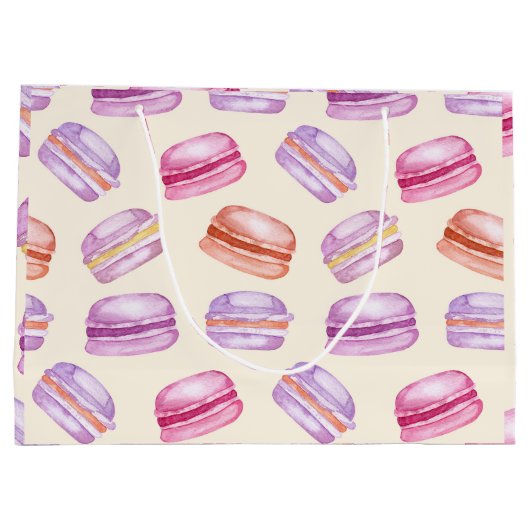 Sunshine Macarons Große Geschenktüte (Rückseite)