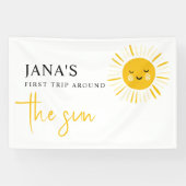 Sunshine macht eine Geburtstagsparty Banner (Horizontal)