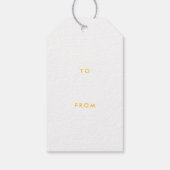 Sunshine macht eine Geburtstagsparty Geschenkanhänger (Rückseite)