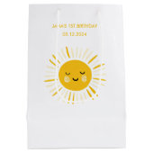 Sunshine macht eine Geburtstagsparty Mittlere Geschenktüte (Rückseite)