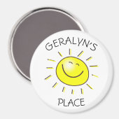 Sunshine Magnet (Vorderseite/Rückseite)