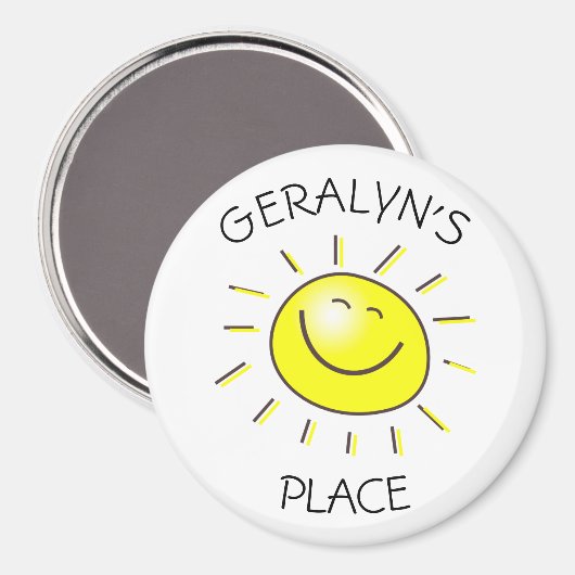 Sunshine Magnet (Vorderseite/Rückseite)