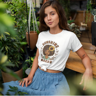 Sunshine Maker Boho Stil T-Shirt