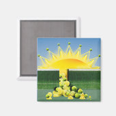 SUNSHINE MATCH Accent Pillow Magnet (Vorderseite/Rückseite)