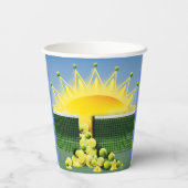 SUNSHINE MATCH Accent Pillow Pappbecher (Rückseite)