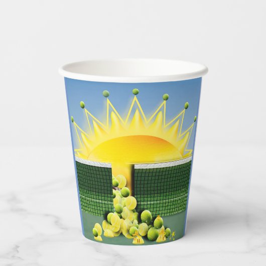 SUNSHINE MATCH Accent Pillow Pappbecher (Rückseite)