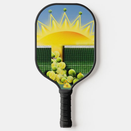 SUNSHINE MATCH Accent Pillow Pickleball Schläger (Vorderseite)