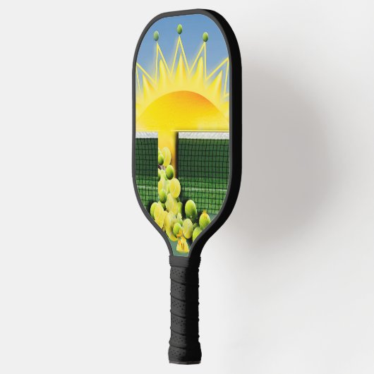 SUNSHINE MATCH Accent Pillow Pickleball Schläger (Links)