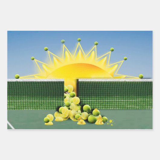 SUNSHINE MATCH GESCHENKPAPIER SET (Vorderseite 2)