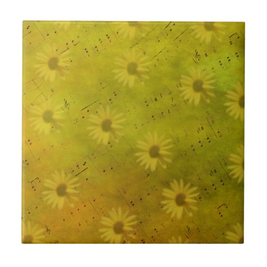 Sunshine Mixed Media Fliese (Vorderseite)