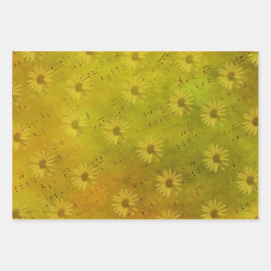 Sunshine Mixed Media Geschenkpapier Set (Vorderseite 3)