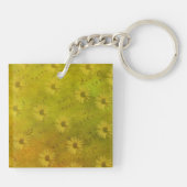 Sunshine Mixed Media Schlüsselanhänger (Rückseite)
