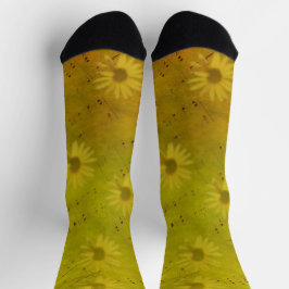 Sunshine Mixed Media Socken