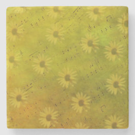 Sunshine Mixed Media Steinuntersetzer