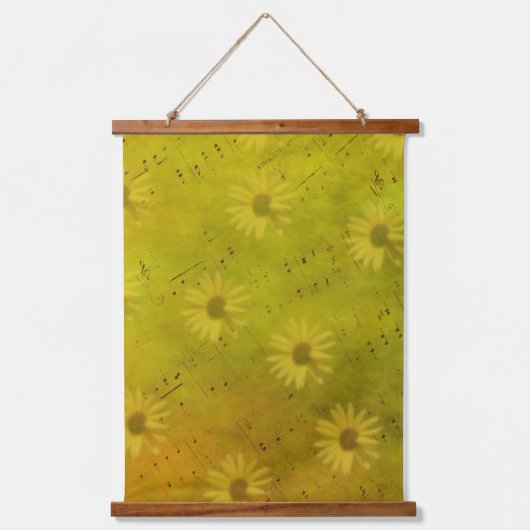 Sunshine Mixed Media Wandteppich Mit Holzrahmen (Vorderseite)