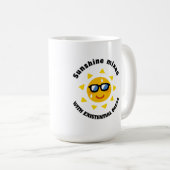 Sunshine Mixed with Existential Dread Kaffeetasse (VorderseiteRechts)