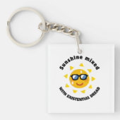 Sunshine Mixed with Existential Dread Schlüsselanhänger (Vorderseite)