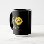 Sunshine Mops Tasse (Vorderseite Links)
