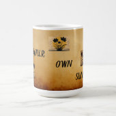 Sunshine Motivierend Designer Tasse (Mittel)
