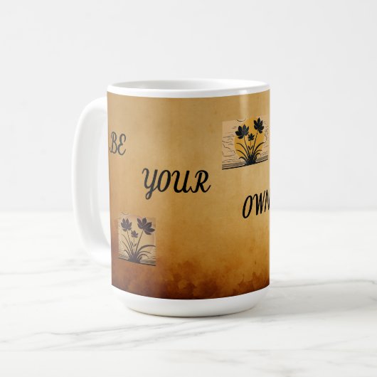 Sunshine Motivierend Designer Tasse (Vorderseite Links)