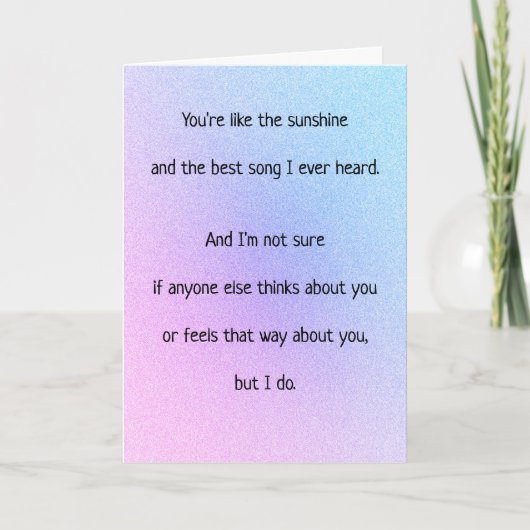 Sunshine Music and You Feiertagskarte (Vorderseite)