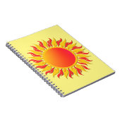 Sunshine Notizblock (Rechte Seite)