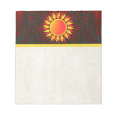 Sunshine Notizblock (Vorderseite)