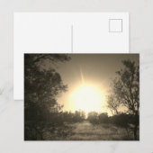 SUNSHINE ÖKO STYLE DESIGN POSTKARTE (Vorne/Hinten)