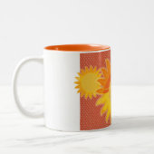 Sunshine Orange Tasse (Links)