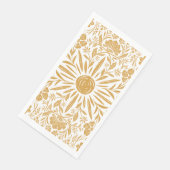 Sunshine Party Rechteckiges Napkin Serviette (Ecke)
