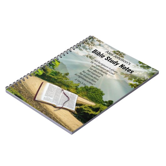 Sunshine Path Bibel Notebook Notizblock (Linke Seite)