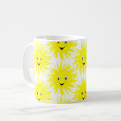 Sunshine Pattern Baby Kaffeetasse (Vorderseite Links)
