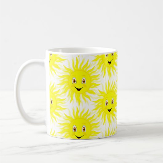 Sunshine Pattern Baby Kaffeetasse (Links)