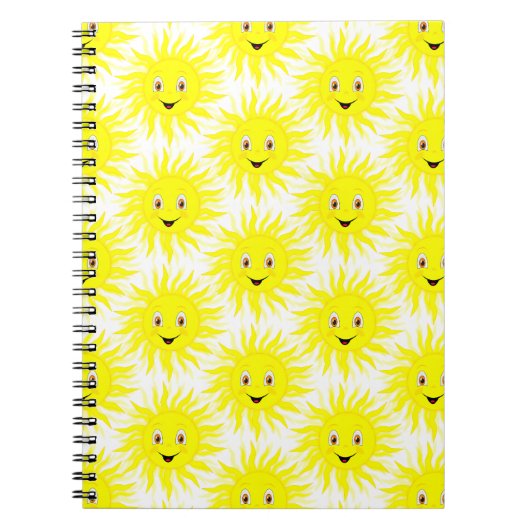 Sunshine Pattern Baby Notizblock (Vorderseite)