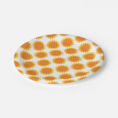 Sunshine Pattern Pappteller (Schrägansicht)