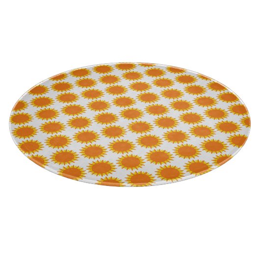 Sunshine Pattern  Schneidebrett (Ecke)
