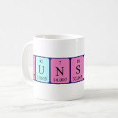 Sunshine Periodenname Tasse (Vorderseite Links)