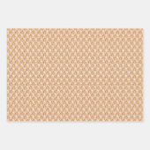 Sunshine Pfauenfeathers Art Nouveau Design Geschenkpapier Set (Vorderseite)