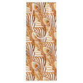 Sunshine Pfauenfeathers Art Nouveau Design Geschenktüte Für Weinflaschen (Rückseite)