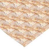 Sunshine Pfauenfeathers Art Nouveau Design Tischdecke (Schrägansicht)