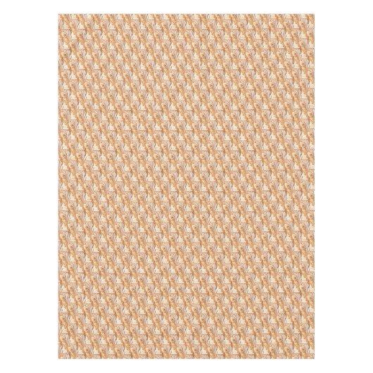 Sunshine Pfauenfeathers Art Nouveau Design Tischdecke (Vorderseite)