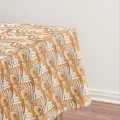 Sunshine Pfauenfeathers Art Nouveau Design Tischdecke (Beispiel)