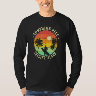 Sunshine Pill Shelter Island Summer New York Tropi T-Shirt