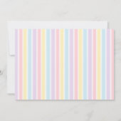 Sunshine Pink Gold Zweiter Geburtstag Einladung (Rückseite)