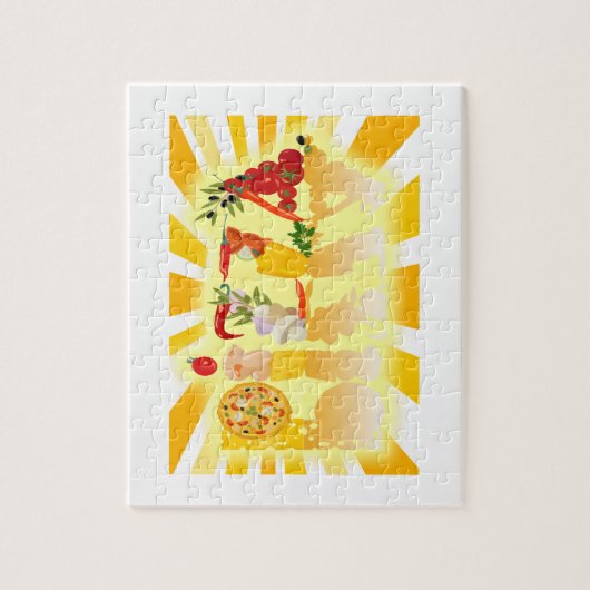 Sunshine Pizza Puzzle (Vertikal)