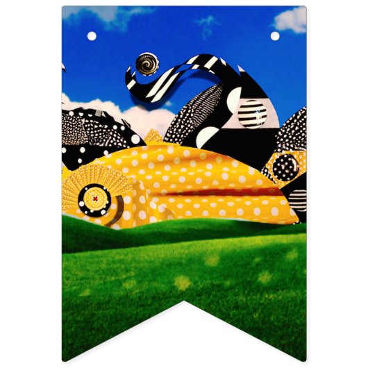 SUNSHINE POLKA DOT Banner (Zweite Fahne)