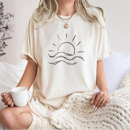 Sunshine Positive Vibes Summer T-Shirt